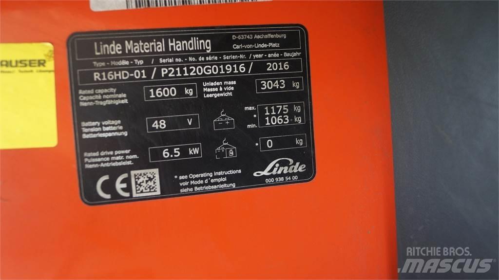Linde R16HD 리치 트럭