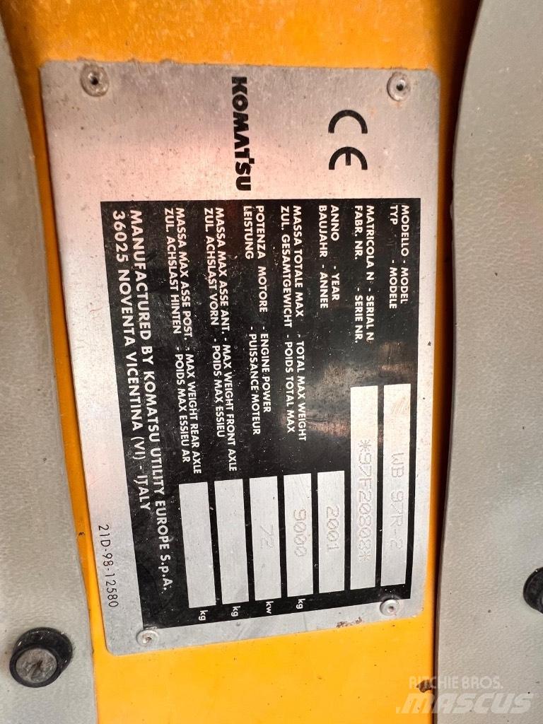 Komatsu WB 97 R-2 백호로더
