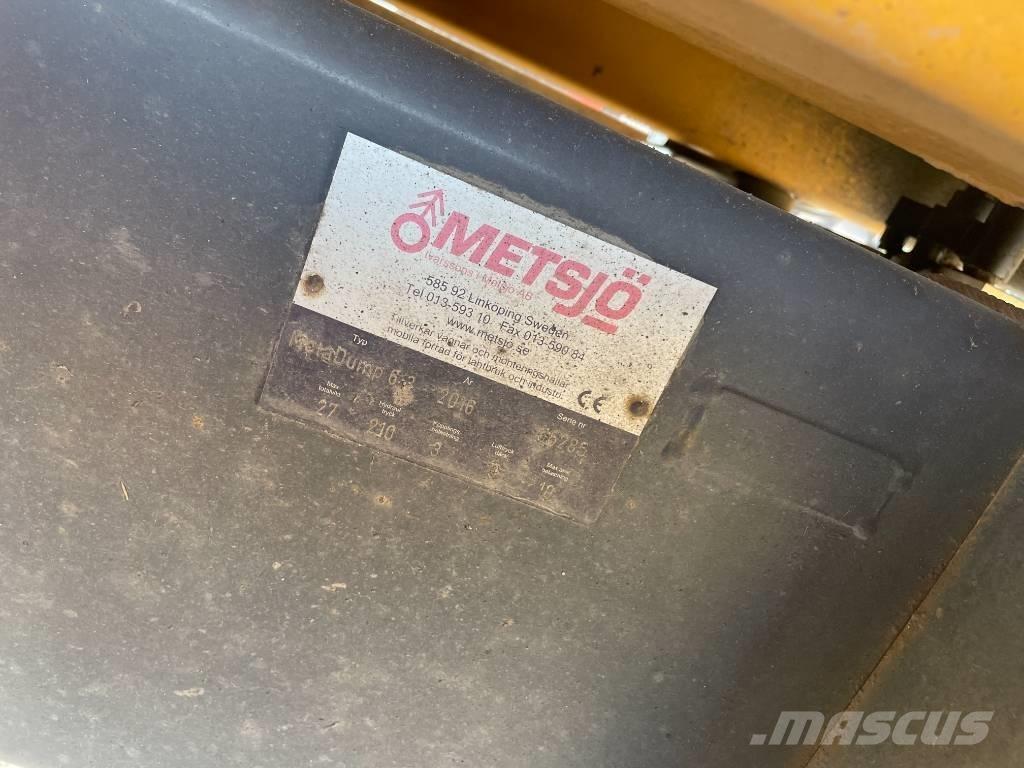 Metsjö Meta Dump 6.3 티퍼 트레일러