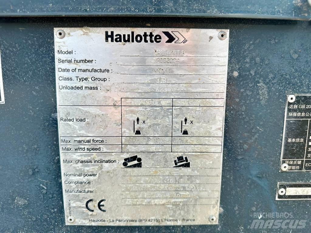 Haulotte HA16RTJ 관절형 전동이동 리프트