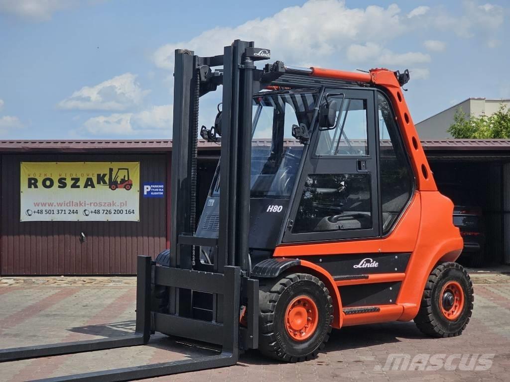 Linde H80D-03 디젤 지게차