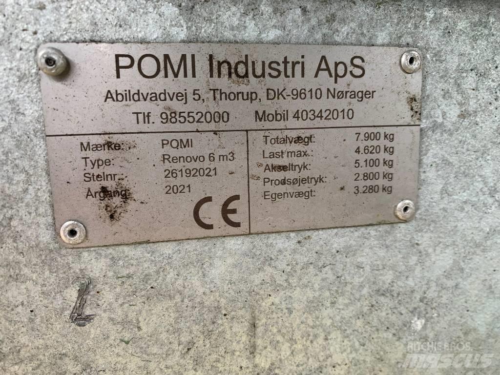Pomi Renovo 6 m3 폐기물 압축기
