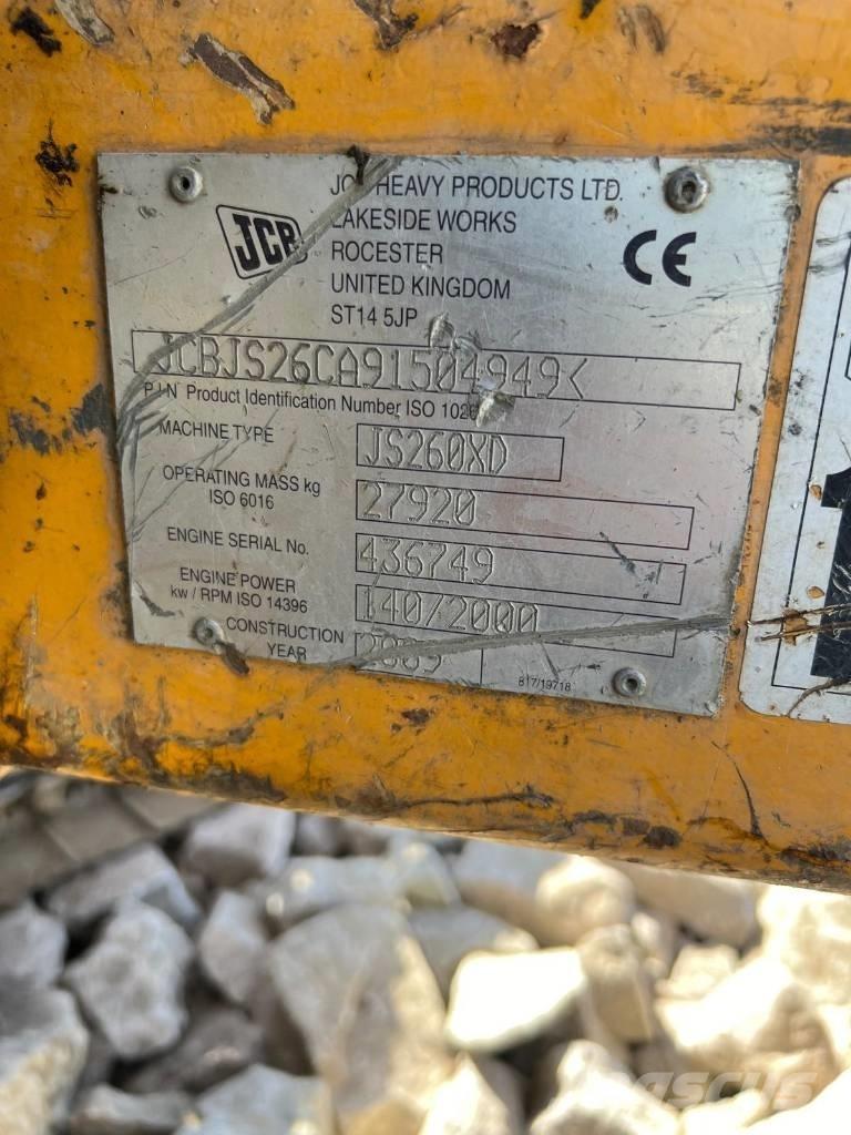 JCB JS 260 XD 차축