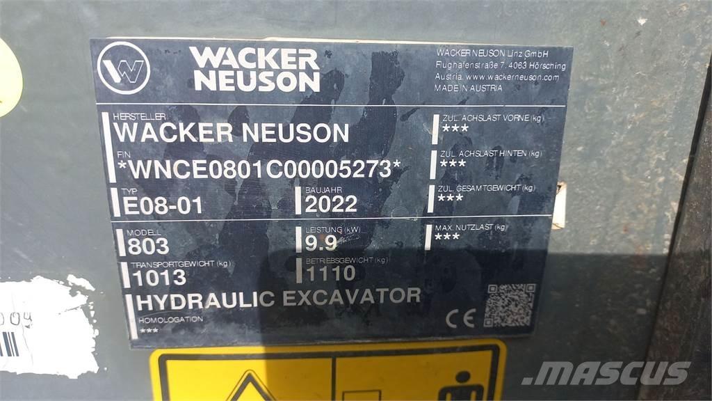 Wacker Neuson 803 대형 굴삭기 29톤 이상