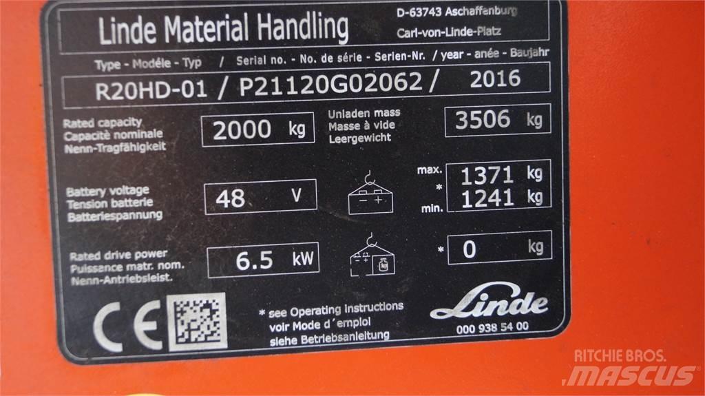 Linde R20HD 리치 트럭