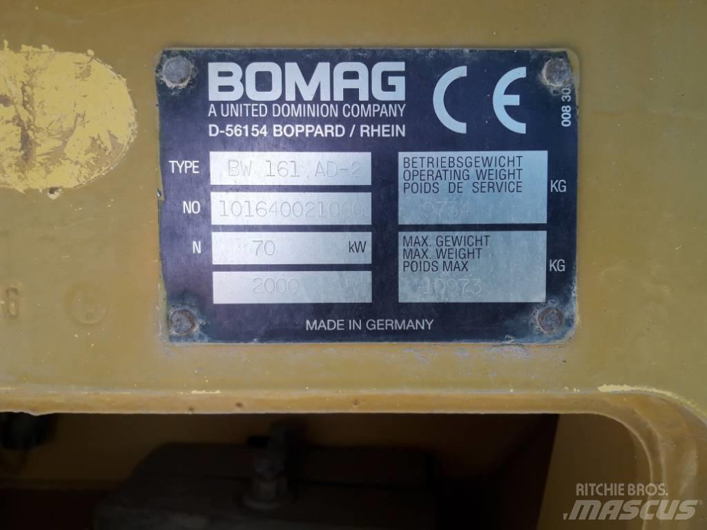 Bomag BW161AD-2 트윈 드럼 롤러