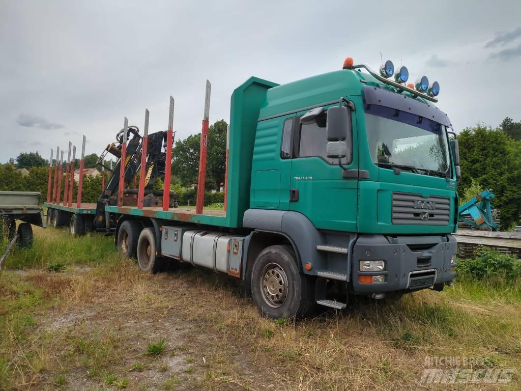MAN TGA 33.430 목재 트럭