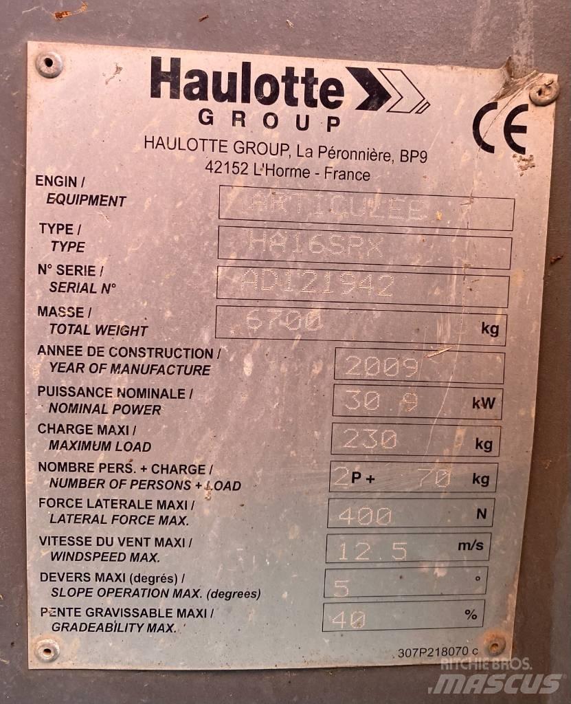 Haulotte HA 16 SPX 관절형 전동이동 리프트