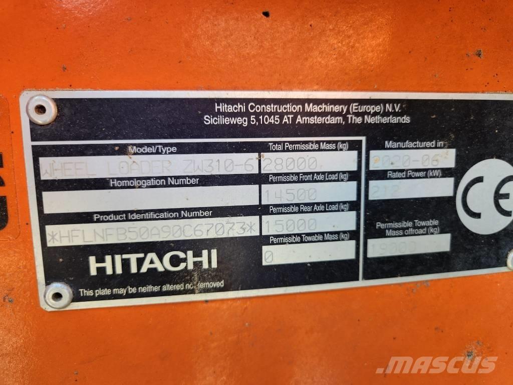 Hitachi ZW310-6  휠로우더