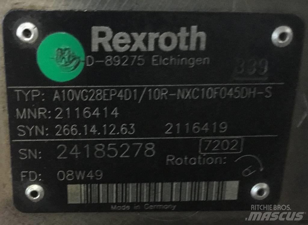 Rexroth A10VG28R 유압식 기계