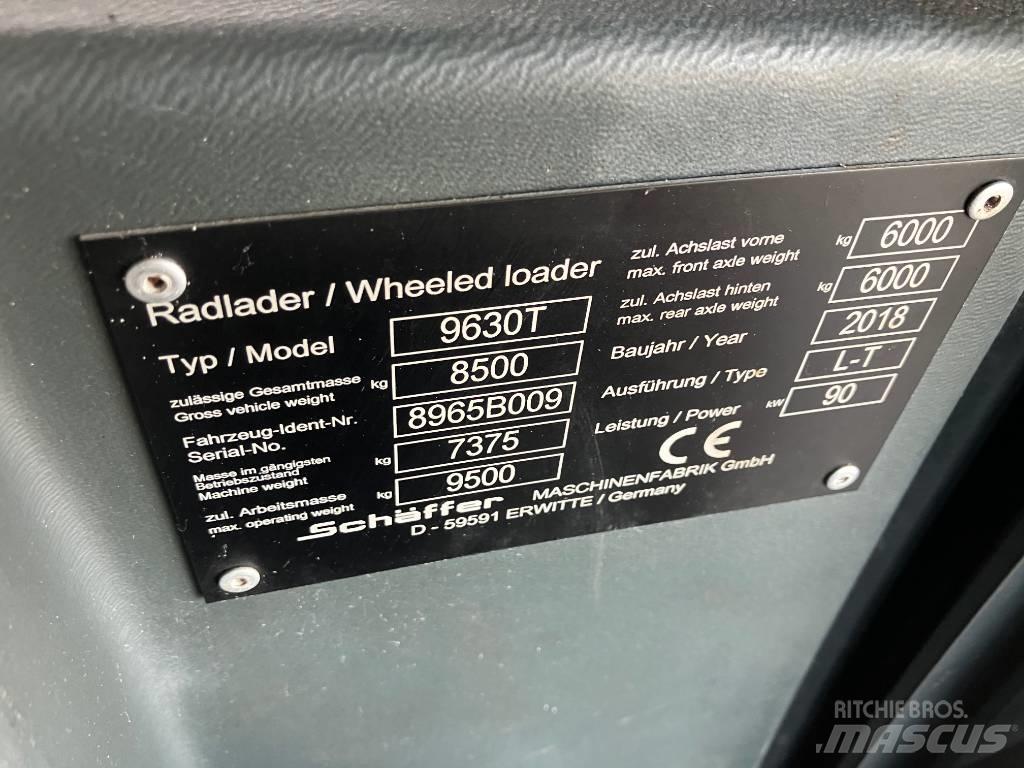 Schäffer 9630T 농업용 텔레 핸들러