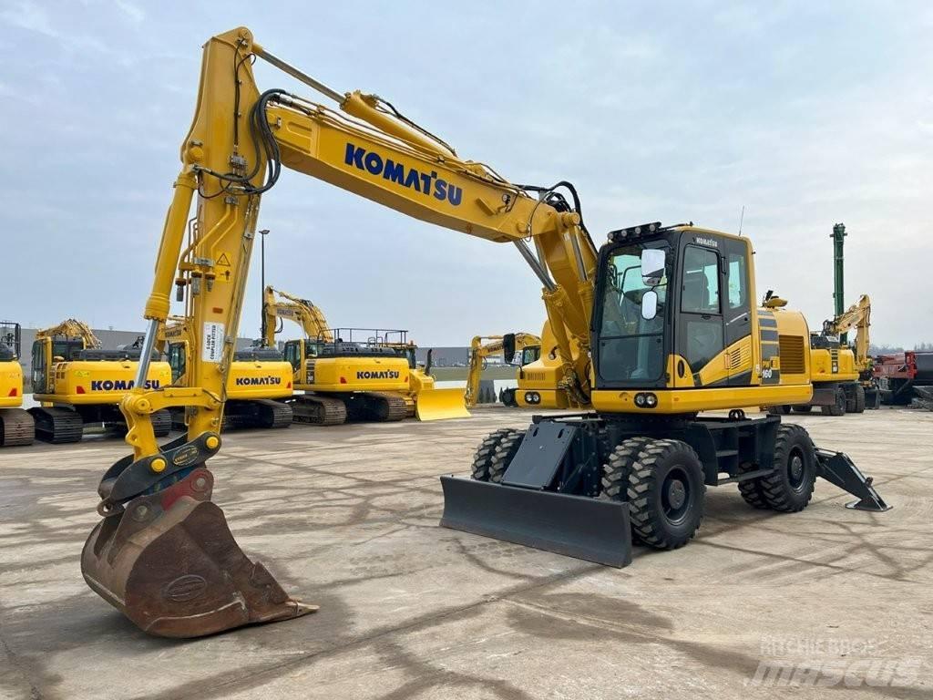 Komatsu PW160-11  휠 굴삭기