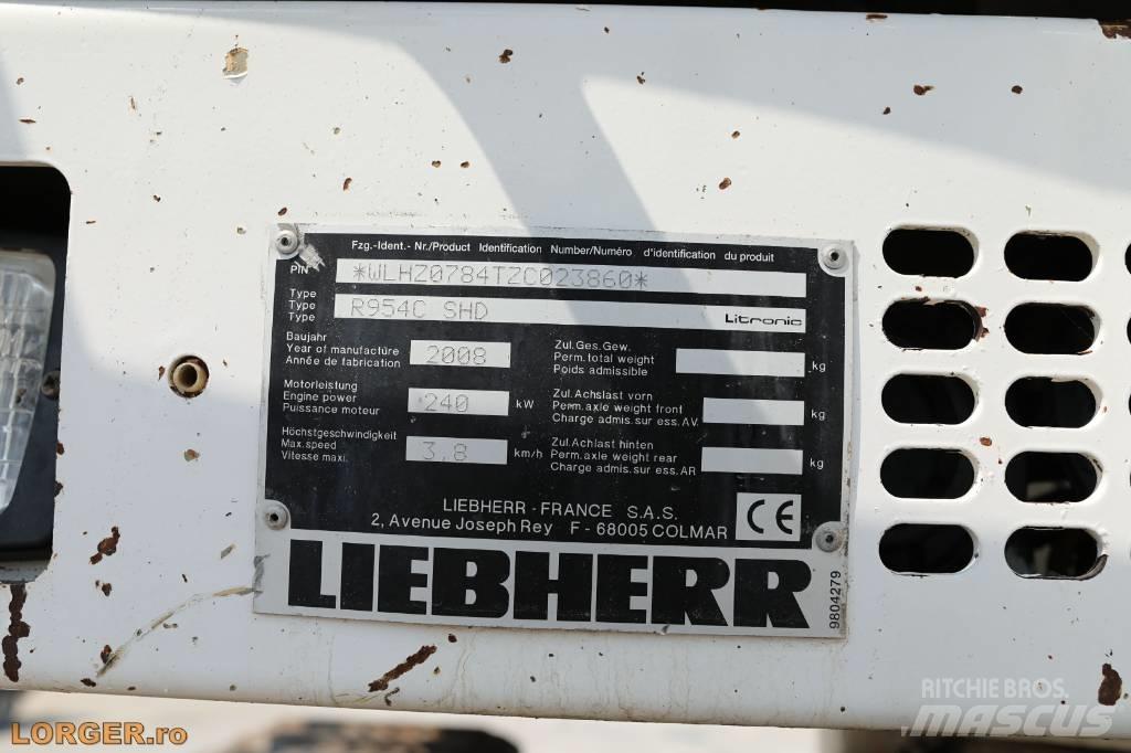 Liebherr R954 C SHD 대형 굴삭기 29톤 이상