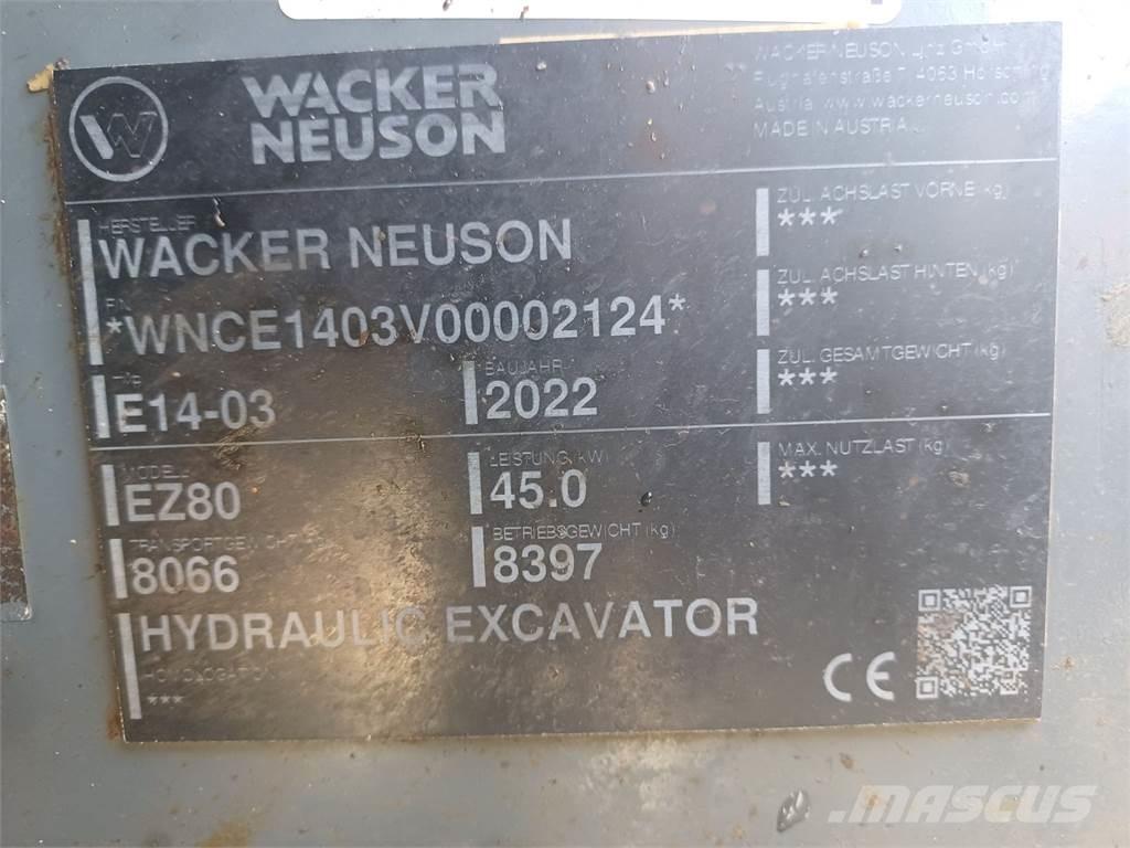 Wacker Neuson EZ80 대형 굴삭기 29톤 이상