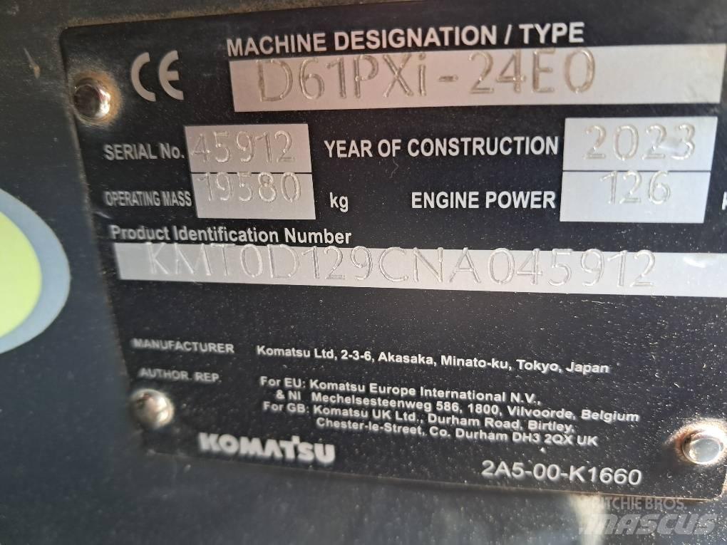 Komatsu D61PXI-24E0 크롤러 도저