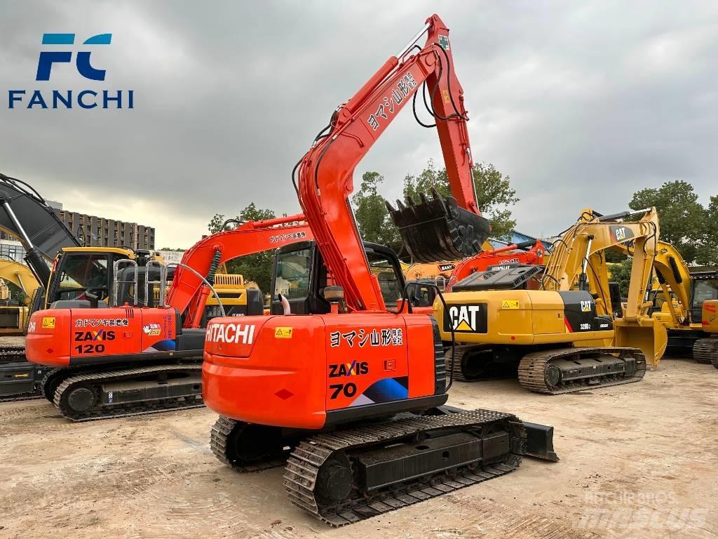 Hitachi zx70 소형 굴삭기 7톤 미만