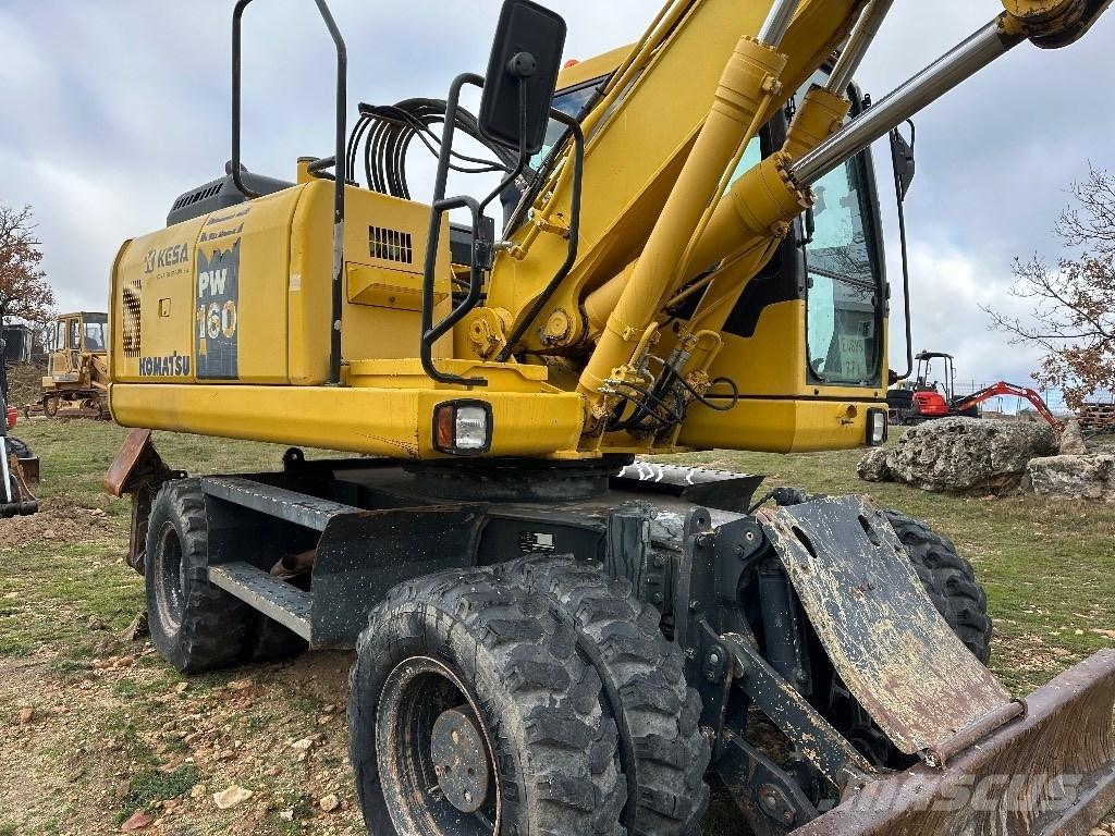 Komatsu PW 160-7E0  휠 굴삭기