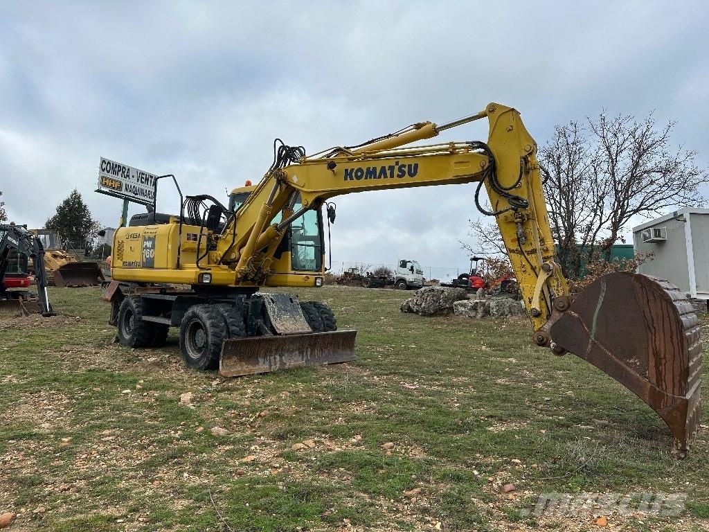 Komatsu PW 160-7E0  휠 굴삭기