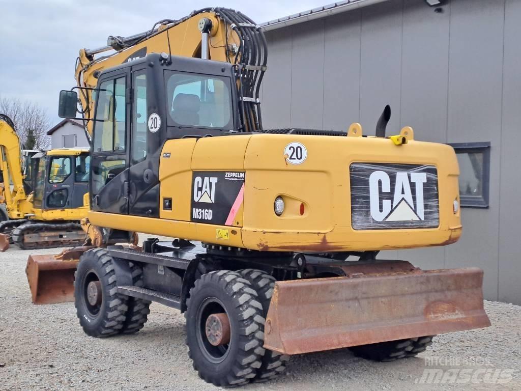 CAT M 316 D  휠 굴삭기