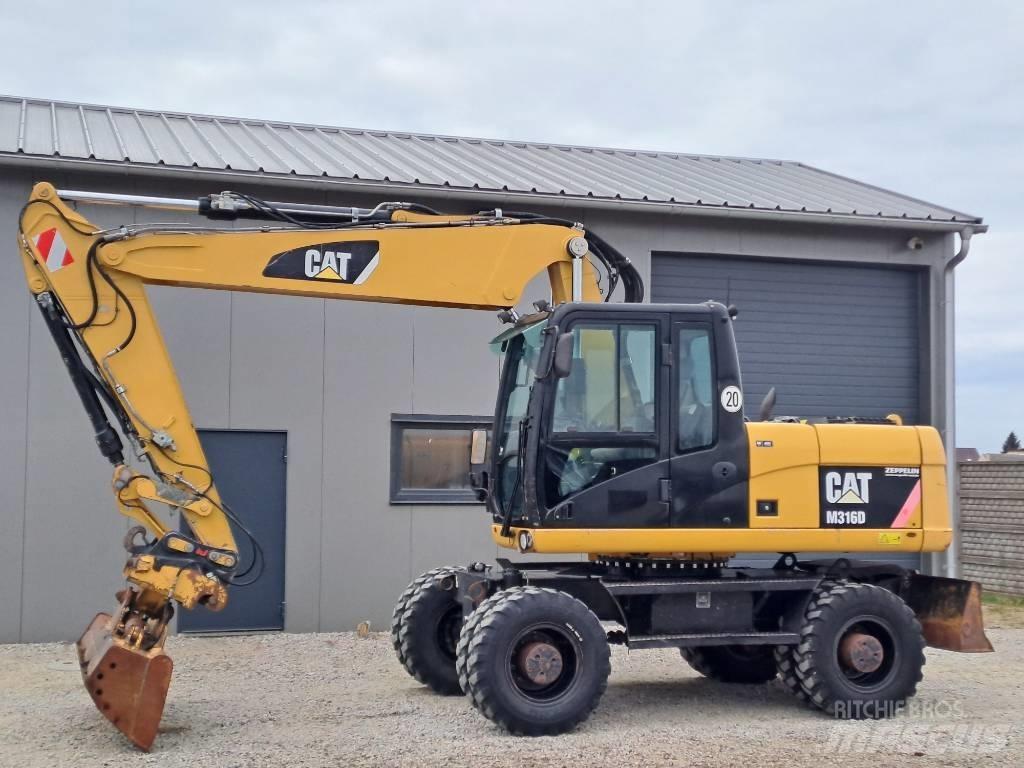CAT M 316 D  휠 굴삭기