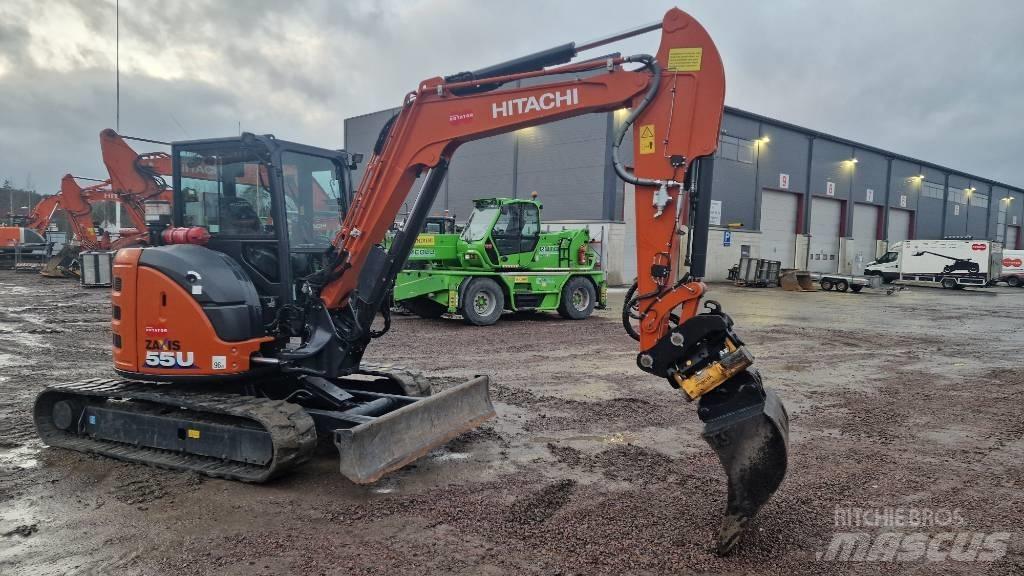 Hitachi ZX55-6CLR 소형 굴삭기 7톤 미만