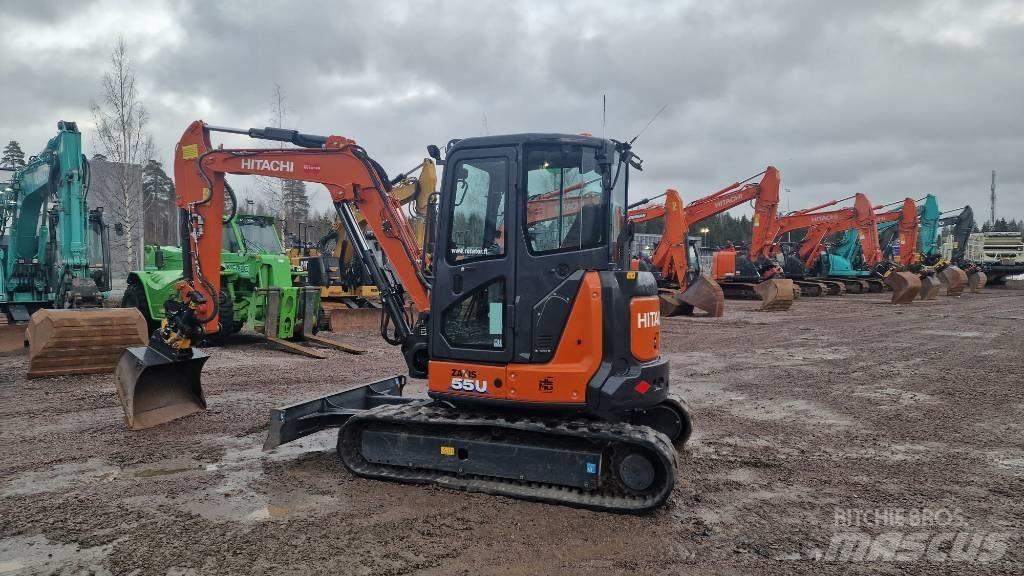 Hitachi ZX55-6CLR 소형 굴삭기 7톤 미만