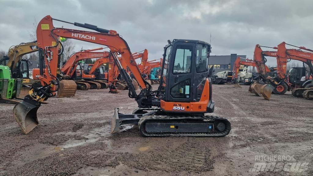 Hitachi ZX55-6CLR 소형 굴삭기 7톤 미만