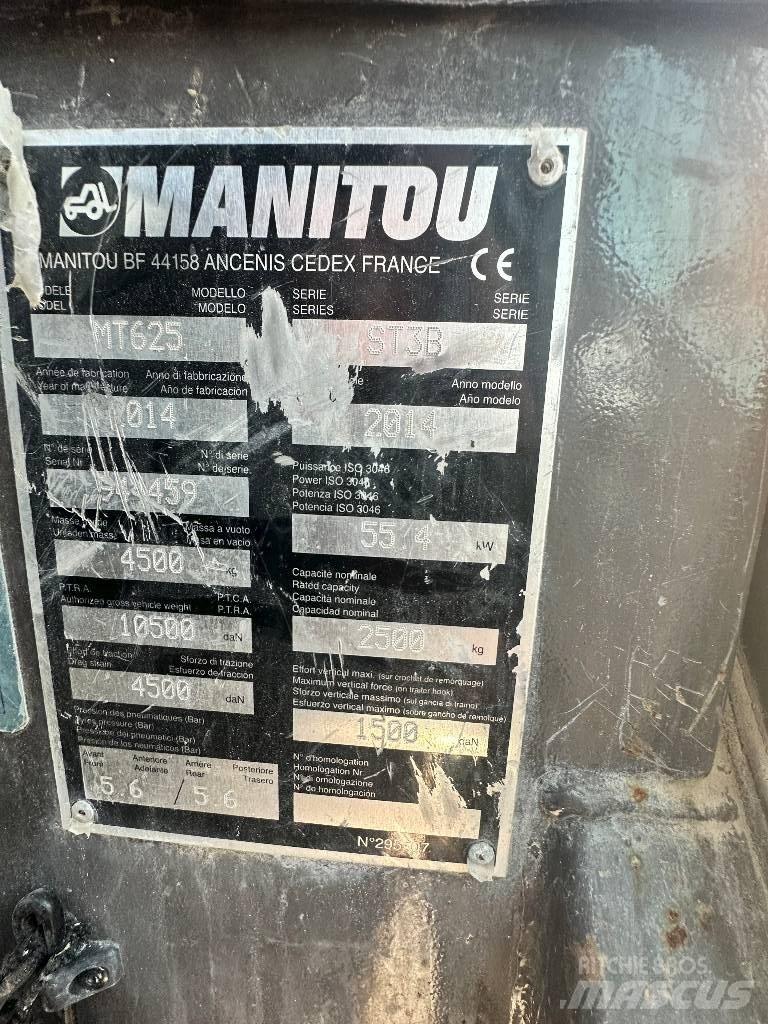 Manitou MT 625 텔러 핸들러