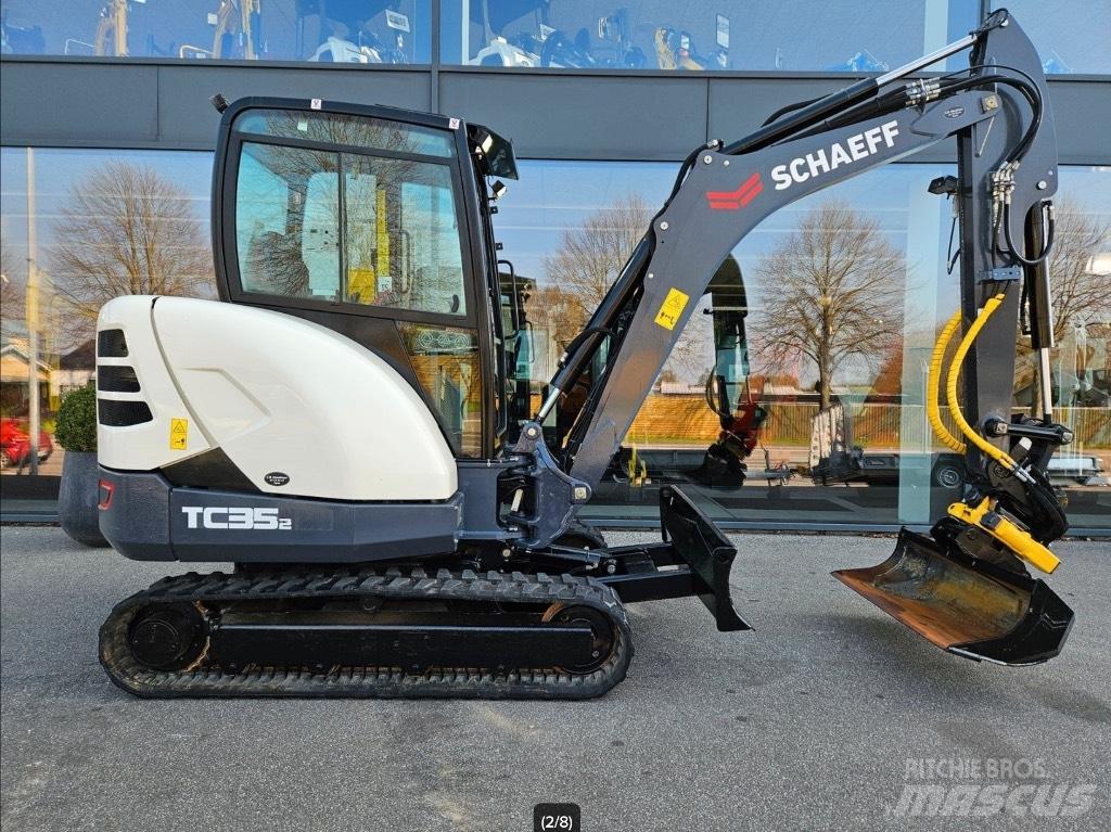 Terex tc35-2 소형 굴삭기 7톤 미만