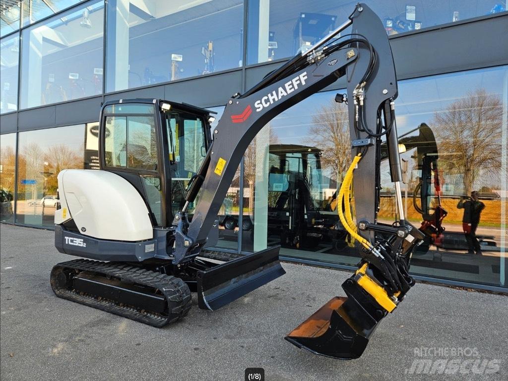Terex tc35-2 소형 굴삭기 7톤 미만