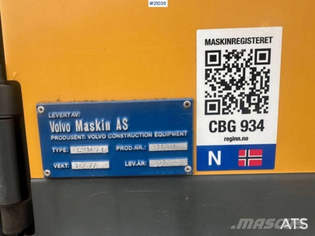 Volvo ECR 145 대형 굴삭기 29톤 이상