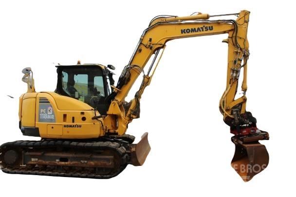 Komatsu PC 118 MR-8 붐 및 디퍼