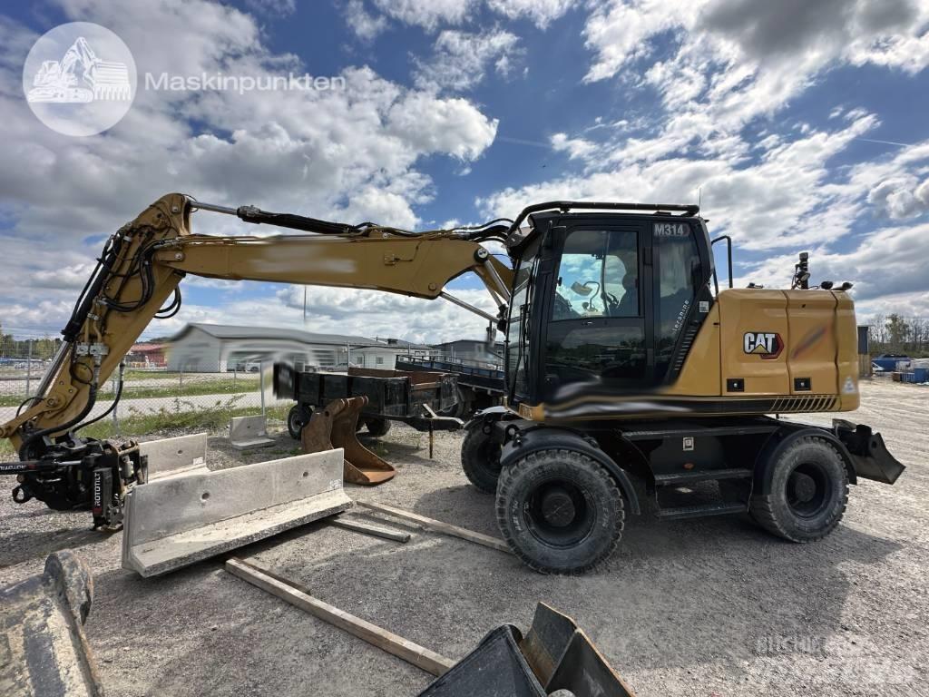 CAT M 314  휠 굴삭기