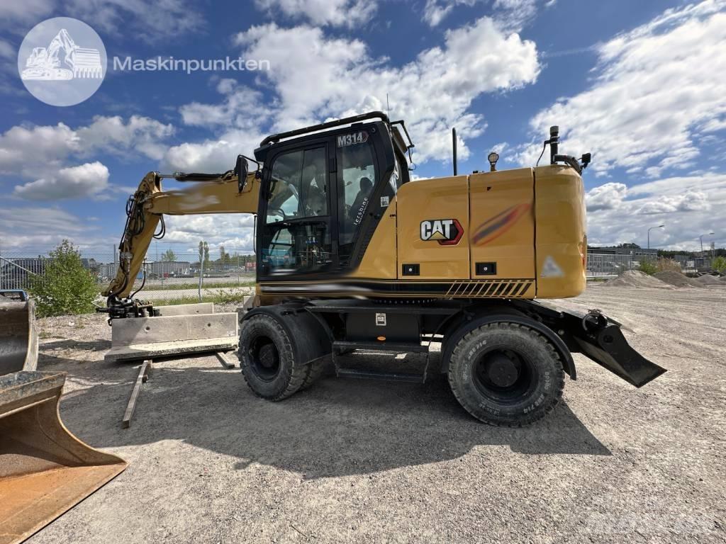 CAT M 314  휠 굴삭기