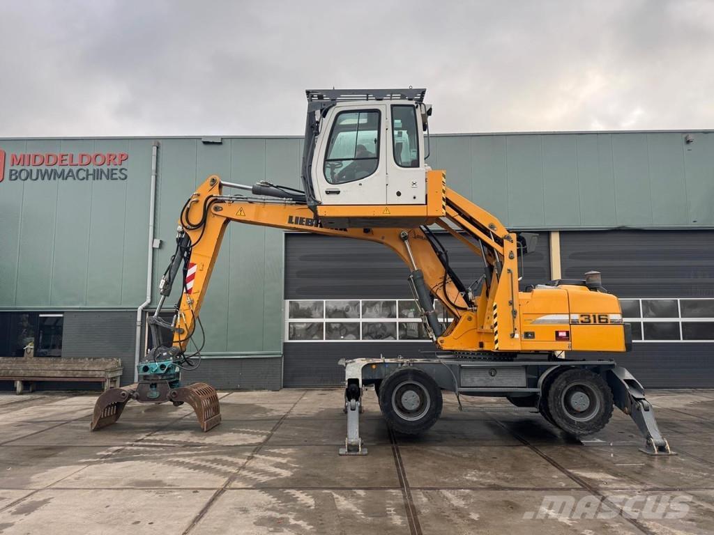 Liebherr A 316 폐기물/산업 처리기