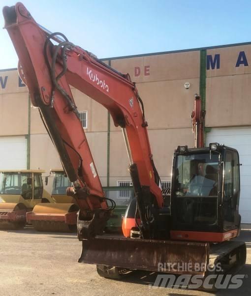 Kubota KX 080-4 중형굴삭기 7톤-28톤
