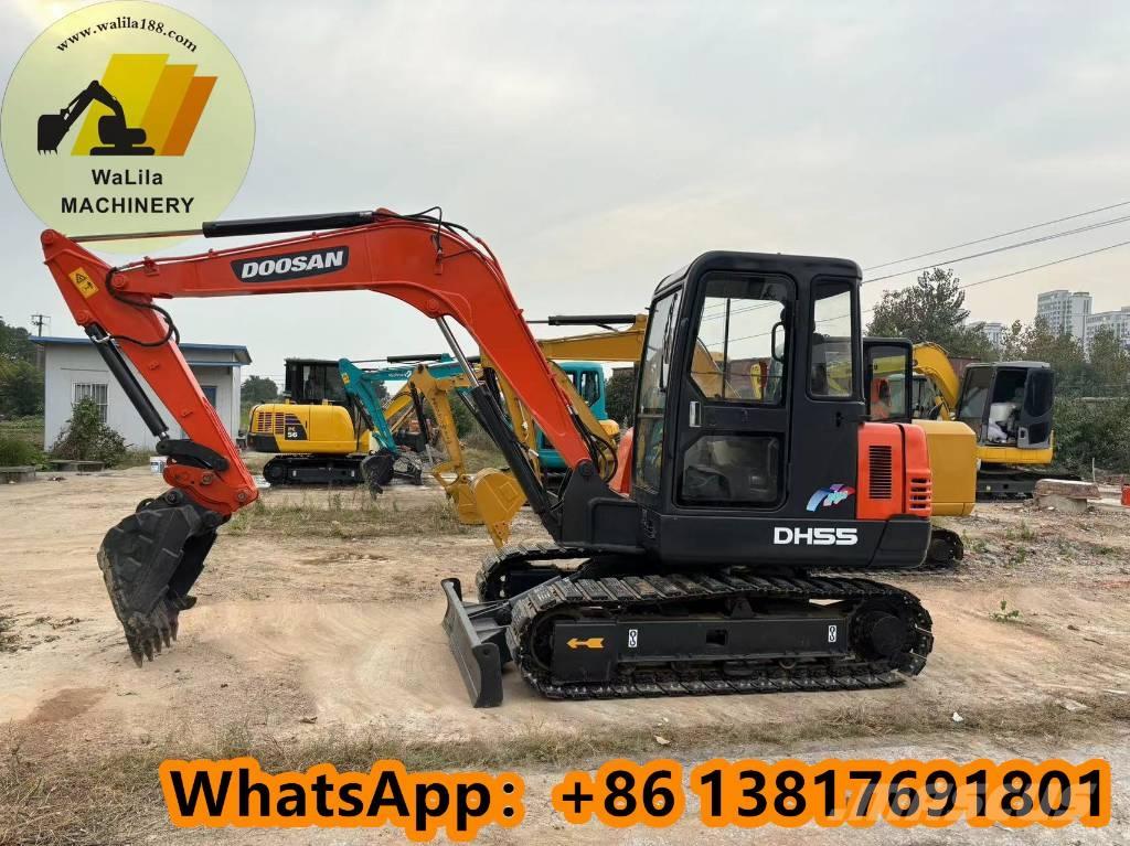 Doosan DH 55 소형 굴삭기 7톤 미만