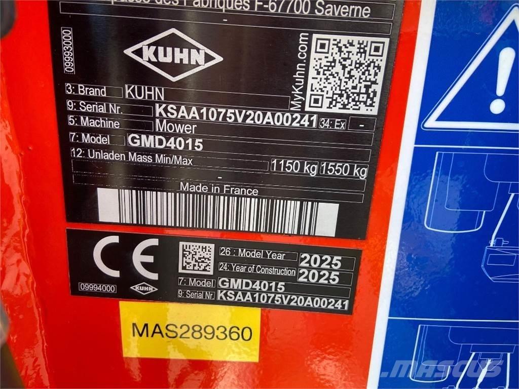 Kuhn GMD4015 모어 컨디셔너