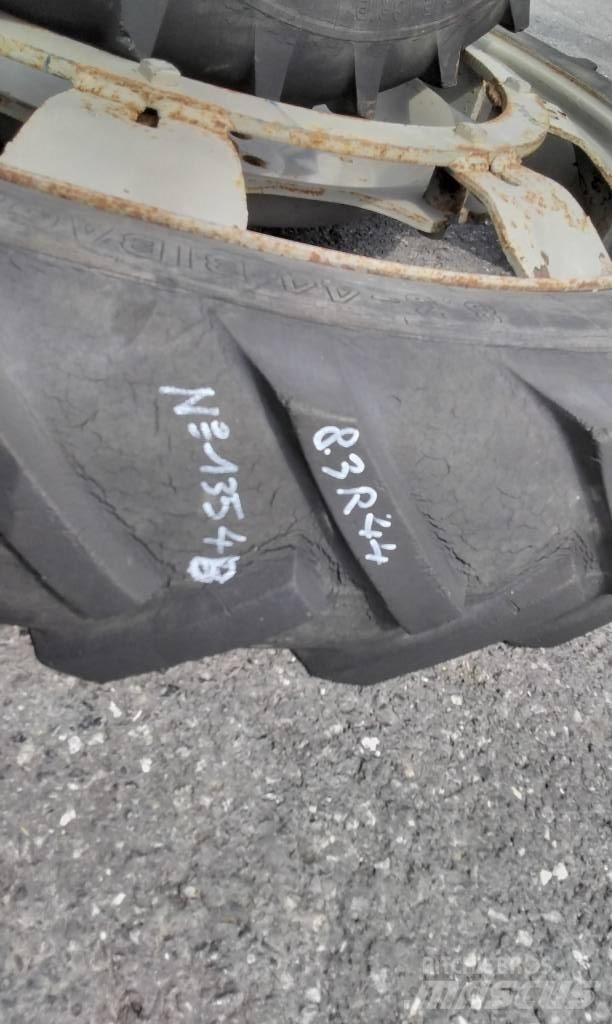 Michelin 8.3R44 타이어, 휠 및 림