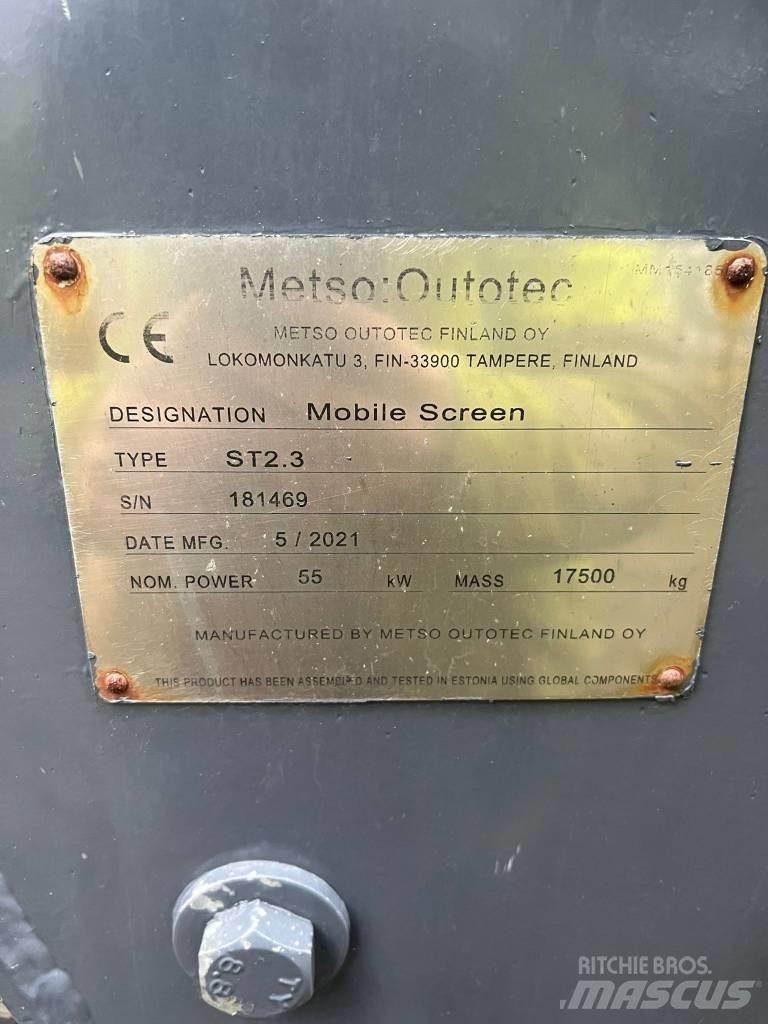 Metso ST2.3 이동식 선별기