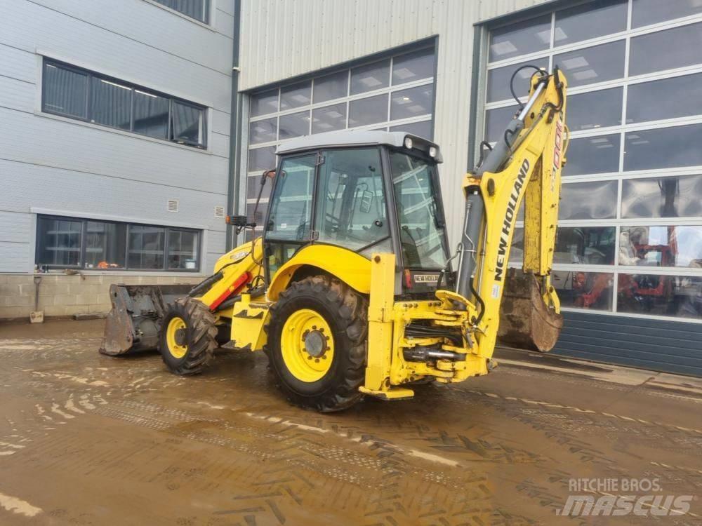 New Holland B 100 C 백호로더