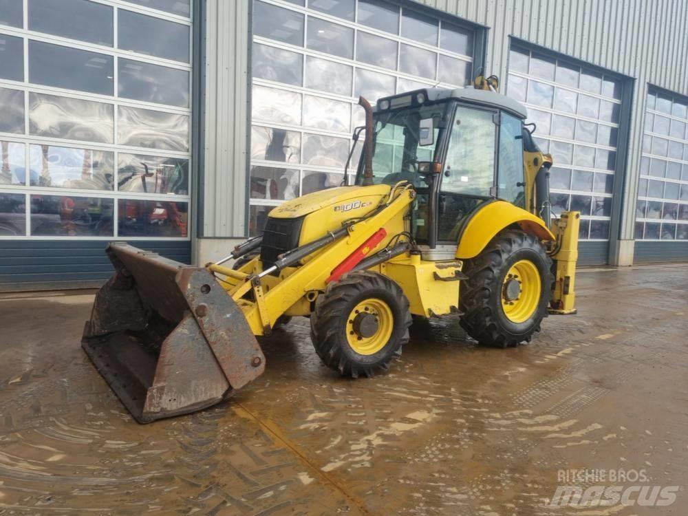 New Holland B 100 C 백호로더