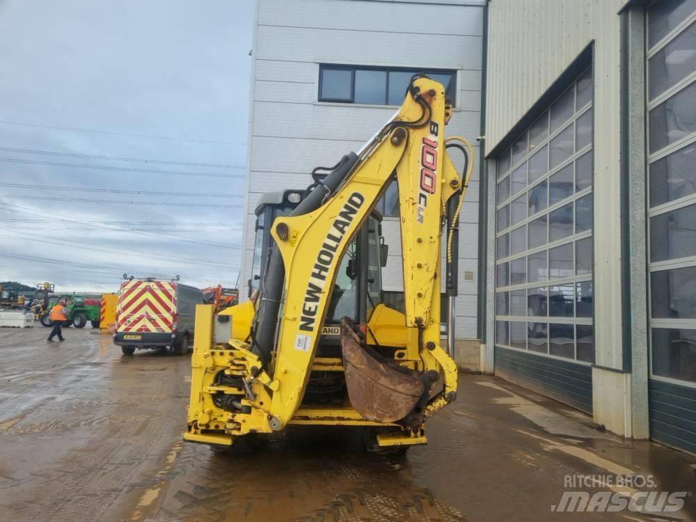 New Holland B 100 C 백호로더
