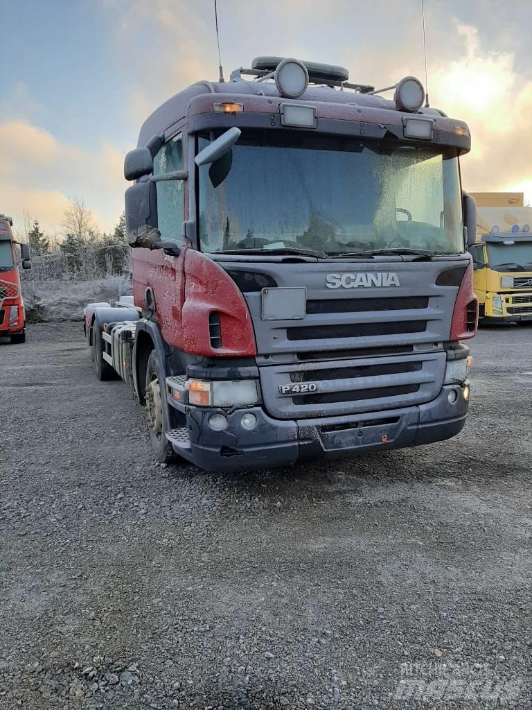 Scania P 420 컨테이너 트럭