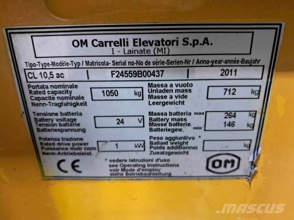 OM CL 10.5ac 포크리프트