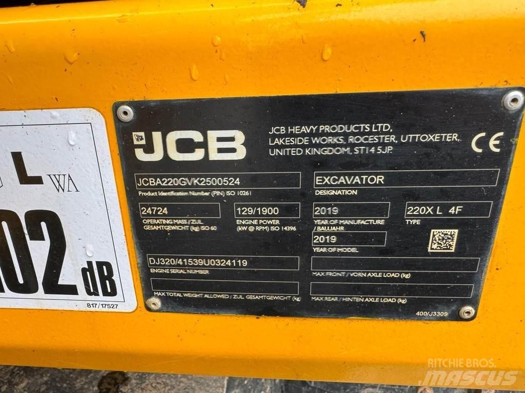 JCB JS220X LC 대형 굴삭기 29톤 이상