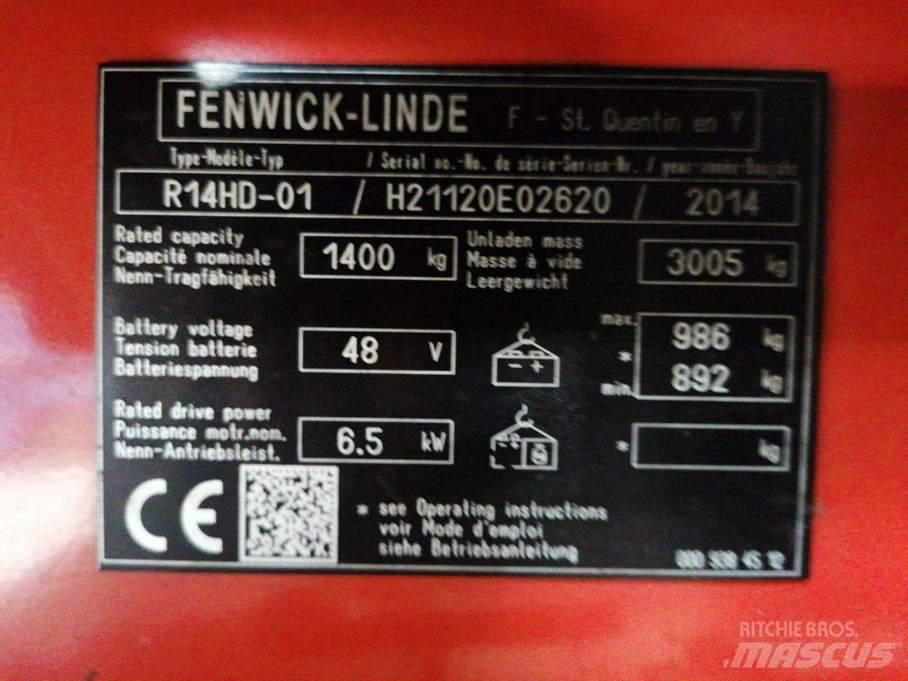 Linde R14HD-01 리치 트럭