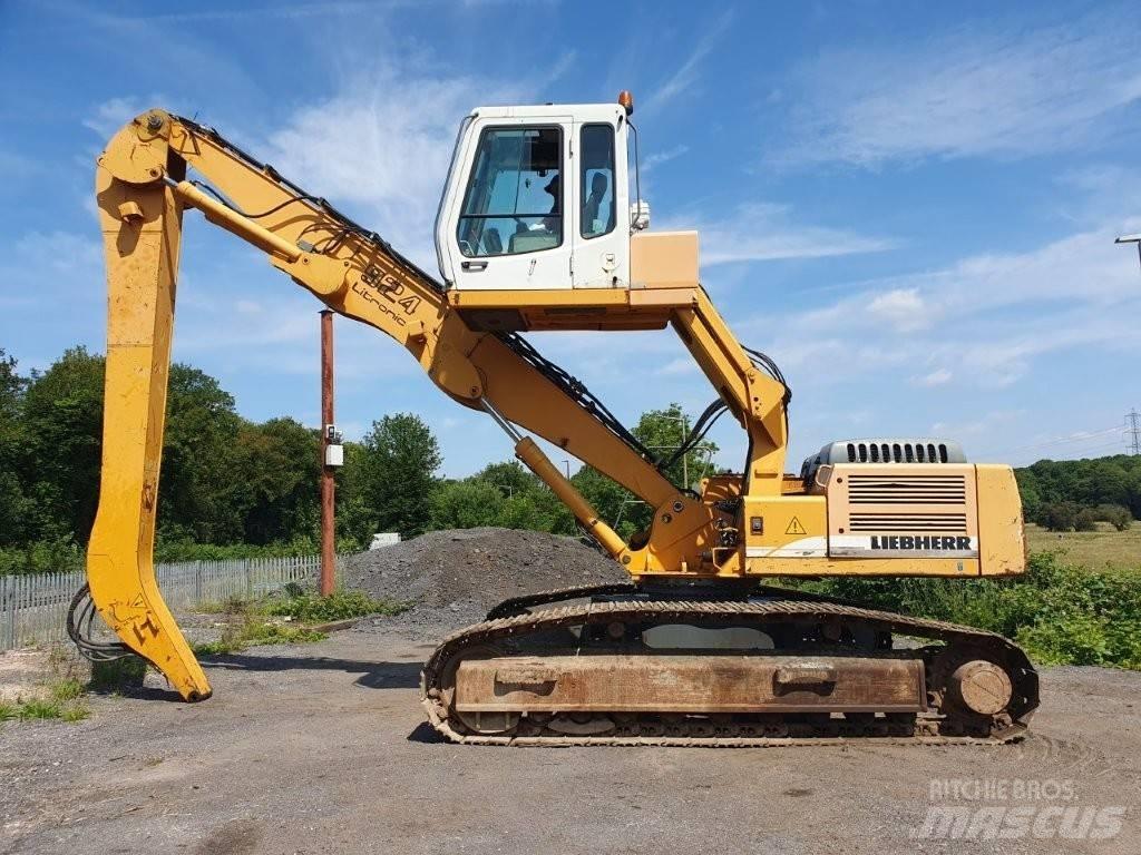 Liebherr R 924 B EW 폐기물/산업 처리기