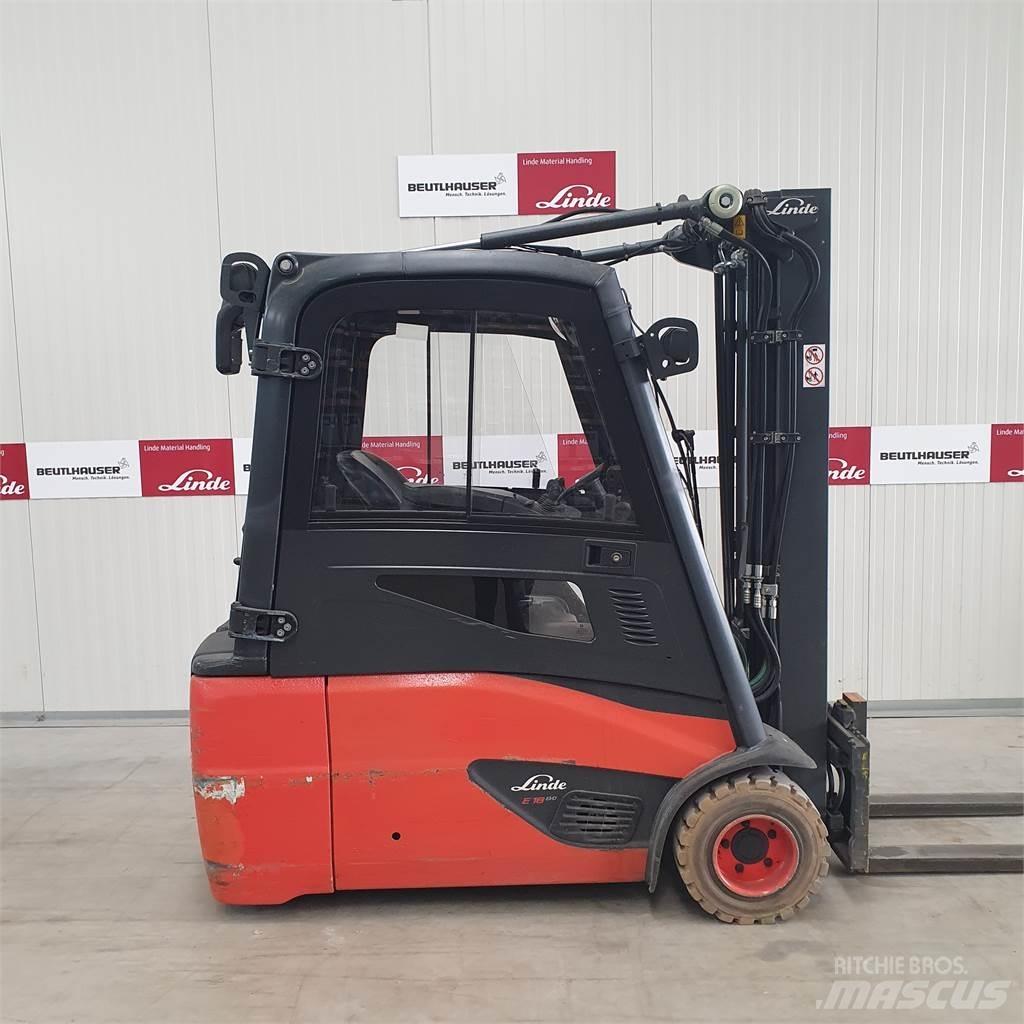 Linde E18L 전동 지게차