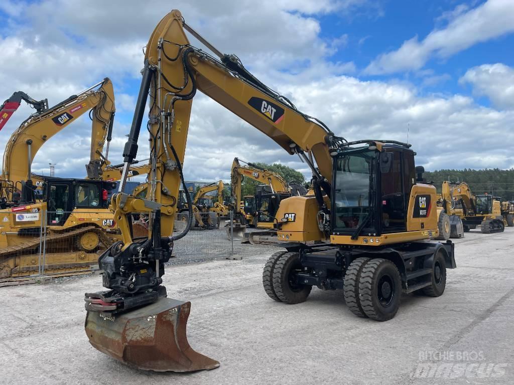 CAT M317F  휠 굴삭기